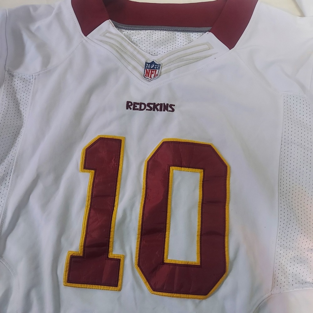 Nike Robert Griffin III RG3 Washington Redskins Jersey Mens 48 White Stitched 10